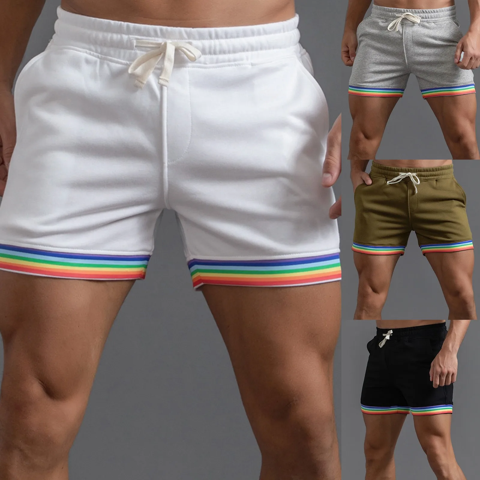 Men Solid Color Swimming Trunks Drawstring Pocket Slim Fits Beach Shorts Swimwear Summer Gym Fitness Sports Athletics Pants Run
Men Solid Color Swimming Trunks Drawstring Pocket Slim Fits Beach Shorts Swimwear Summer Gym Fitness Sports Athletics Pants Run