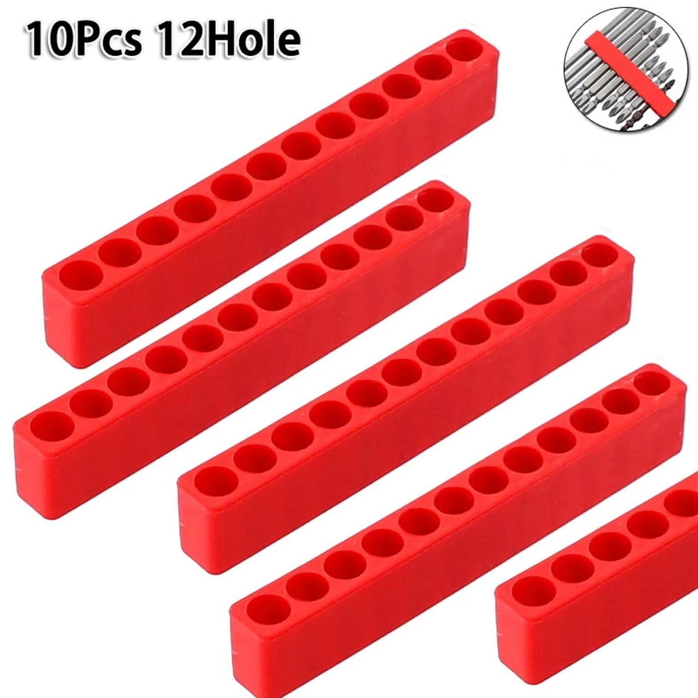 5/10Pcs Set 10/12 Holes Hex Shank Screwdriver Bit Holder Plastic Screwdriver Head Storage Drill Bit Stand For Power Accessories
5/10Pcs Set 10/12 Holes Hex Shank Screwdriver Bit Holder Plastic Screwdriver Head Storage Drill Bit Stand For Power Accessories