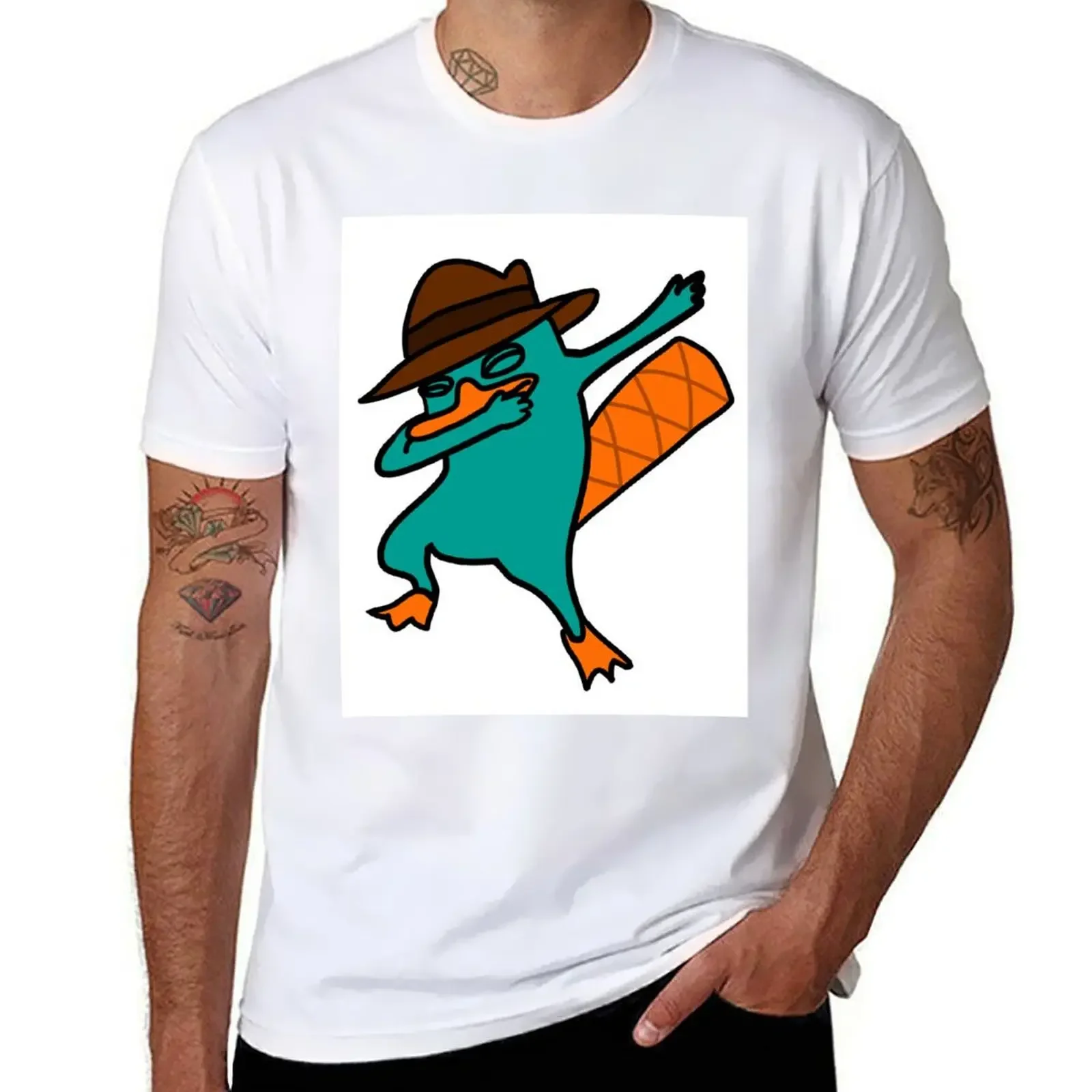 Perry the Dabapus T-shirt anime kawaii clothes boys animal print heavyweight t shirts for men
Perry the Dabapus T-shirt anime kawaii clothes boys animal print heavyweight t shirts for men