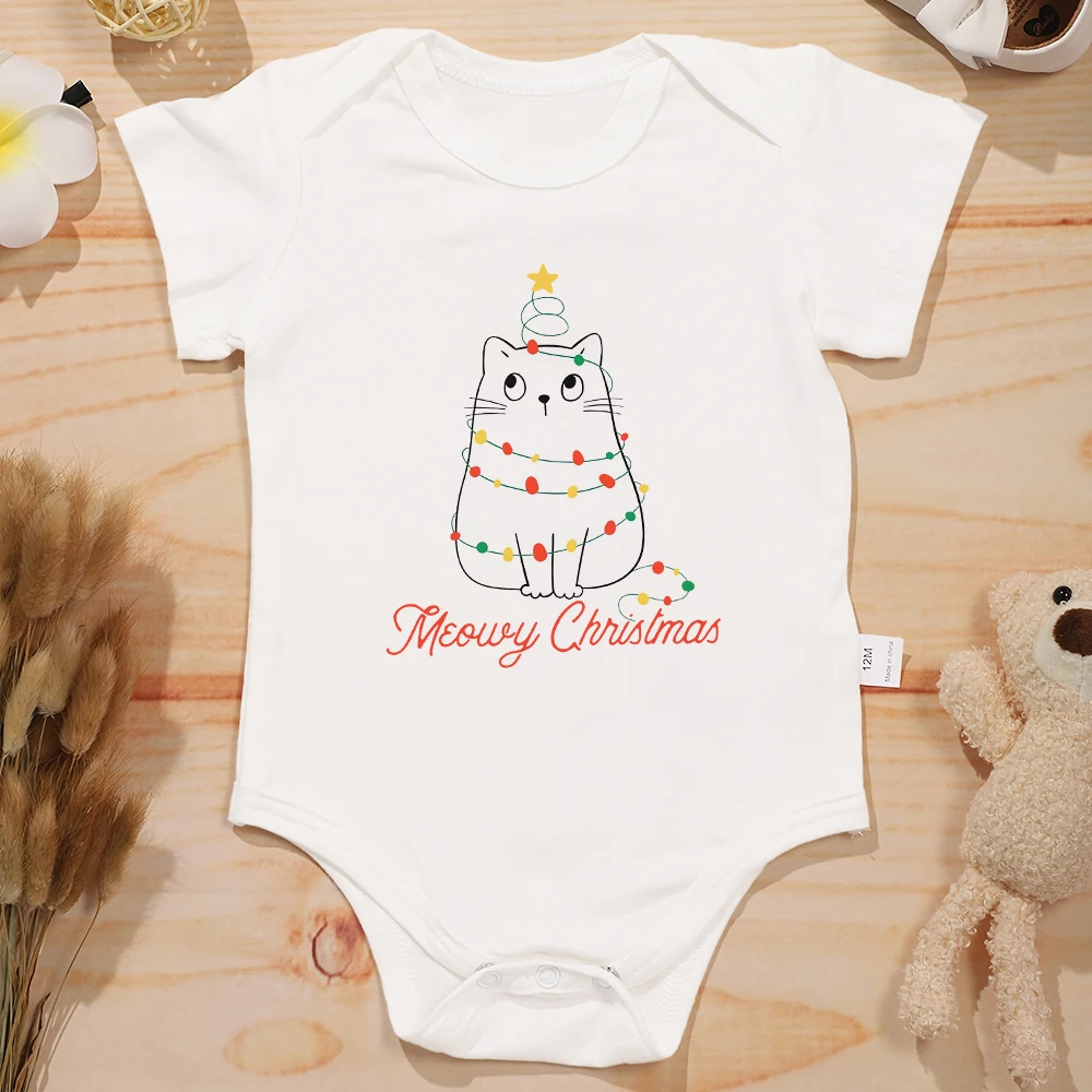 Christmas Cute Cat Print Baby Girl Clothes Aesthetic Newborn Onesie Cotton Home Xmas Eve Pajamas Kawaii Harajuku Boy Jumpsuits
Christmas Cute Cat Print Baby Girl Clothes Aesthetic Newborn Onesie Cotton Home Xmas Eve Pajamas Kawaii Harajuku Boy Jumpsuits