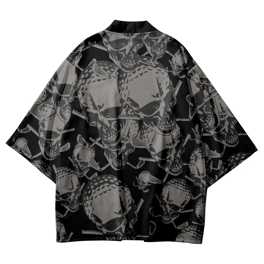 Japanese Kimono Men Samurai Costume Clothing Mens Skull Print Kimono Shirt Yukata Traditional Haori Cardigan
Japanese Kimono Men Samurai Costume Clothing Mens Skull Print Kimono Shirt Yukata Traditional Haori Cardigan
