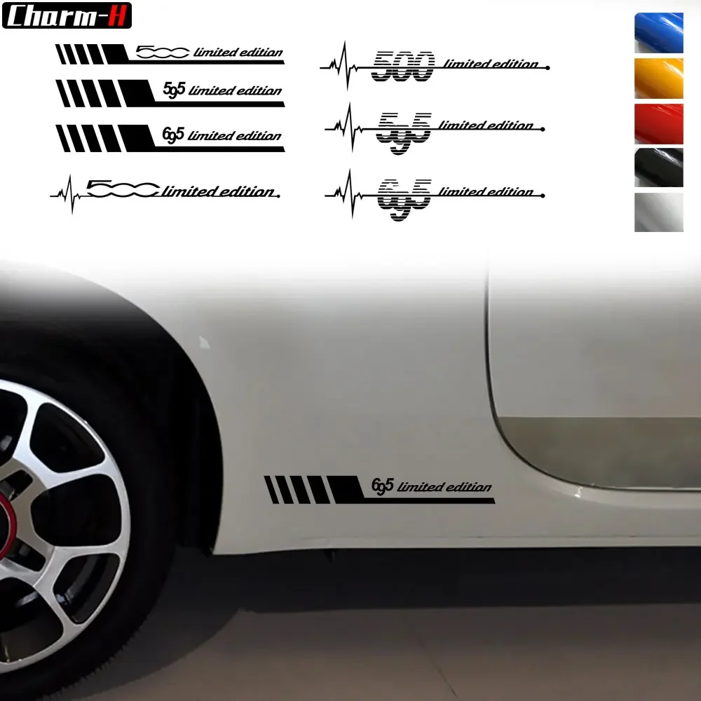 2 светоотражающих виниловых Наклейки для стайлинга автомобиля на дверь и нижние панели, ограниченная серия, графические креативные наклейки для Fiat Abarth 500 595 695
2 светоотражающих виниловых Наклейки для стайлинга автомобиля на дверь и нижние панели, ограниченная серия, графические креативные наклейки для Fiat Abarth 500 595 695