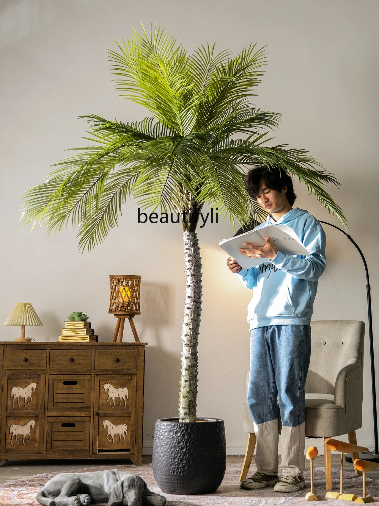 Large Artificial Green Plant Anti-Real Bionic Fake Trees Plant Bonsai Indoor Living Room Landscape Decoration
Large Artificial Green Plant Anti-Real Bionic Fake Trees Plant Bonsai Indoor Living Room Landscape Decoration