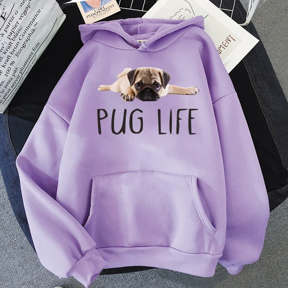 PUG LIFE Funny Oversized Hoodie Unisex Harajuku Hip Hop Streetwear Y2k Punk Teen Korean Sweatshirt Casual Fashion Women Clothing
PUG LIFE Funny Oversized Hoodie Unisex Harajuku Hip Hop Streetwear Y2k Punk Teen Korean Sweatshirt Casual Fashion Women Clothing
