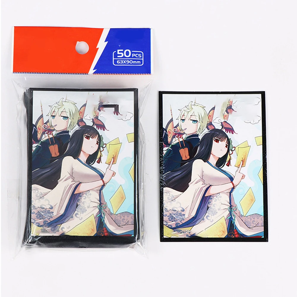 50PCS 63X90mm Art Anime Printing Card Sleeves Ye Yan TCG Card Art Sleeves Shield Double Card Cover for YGO
50PCS 63X90mm Art Anime Printing Card Sleeves Ye Yan TCG Card Art Sleeves Shield Double Card Cover for YGO