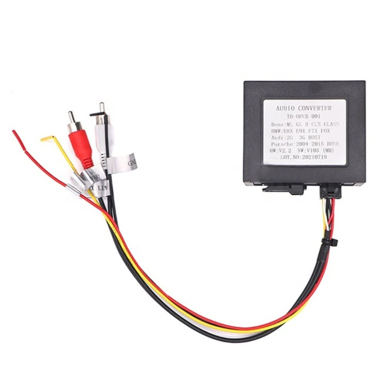 For ML CLS E W164 W251 W220 W219 997 911 718 Car Radio Stereo Optical Fiber Box Amplifier Adapter Digital Data
For ML CLS E W164 W251 W220 W219 997 911 718 Car Radio Stereo Optical Fiber Box Amplifier Adapter Digital Data