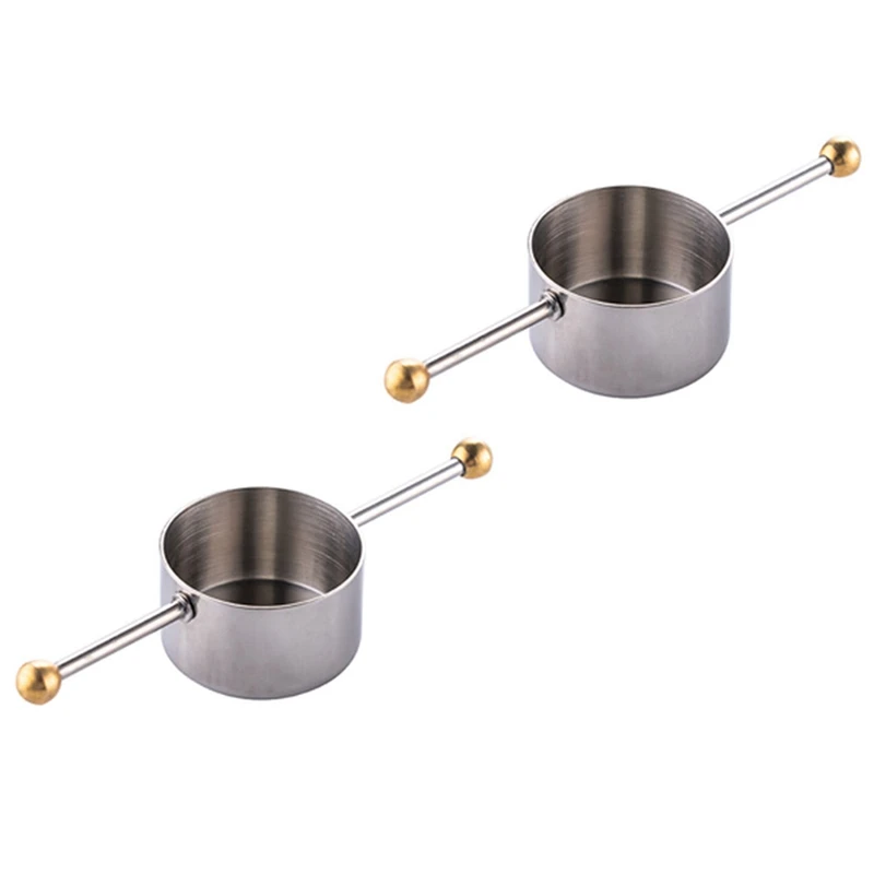 Measuring Cup Tools, Bar Measure Cocktail Jigger With Handle For Whisky Bar Tools Bar Accessories(2 Pcs)
Measuring Cup Tools, Bar Measure Cocktail Jigger With Handle For Whisky Bar Tools Bar Accessories(2 Pcs)