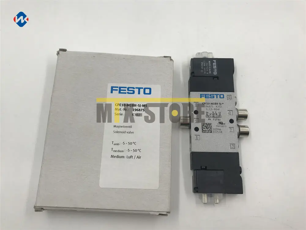 

1pcs New Festo Brand new ones CPE10-M1BH-5J-M5 Solenoid valve 196875