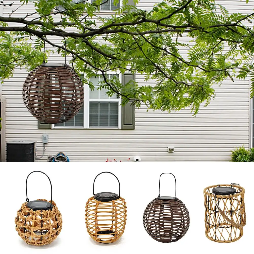 Outdoor Waterproof Creative Hollow Lantern LED White Light Imitation Villa Solar Landscape Lawn Lamp Household Rattan Garde J5W1
Outdoor Waterproof Creative Hollow Lantern LED White Light Imitation Villa Solar Landscape Lawn Lamp Household Rattan Garde J5W1