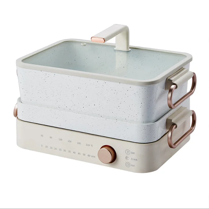 Household electric skillet dormitory intelligent electric hot pot electric baking pan multi-functional cooking pot
Household electric skillet dormitory intelligent electric hot pot electric baking pan multi-functional cooking pot