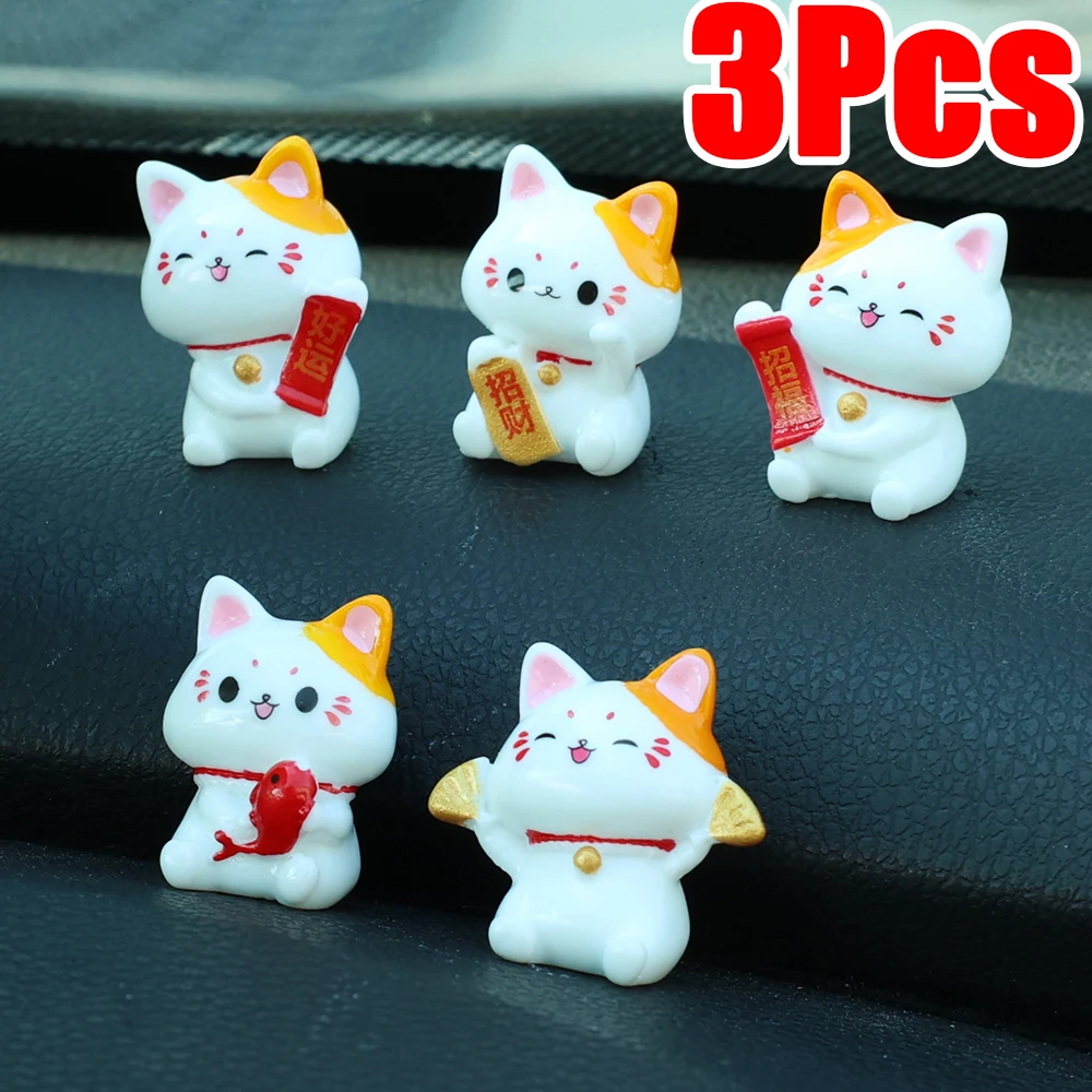 Car Mini Lucky Cat Ornament Animal Figurine Cat Model Lucky Wealth Desktop Cute Kawaii Home Universal Car Decoration Accessories
Car Mini Lucky Cat Ornament Animal Figurine Cat Model Lucky Wealth Desktop Cute Kawaii Home Universal Car Decoration Accessories