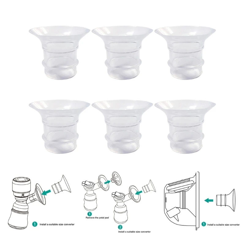 67JC Electric Breastpump Flange Insert Seamless Shield Narrow Nipple Tunnel Connector
67JC Electric Breastpump Flange Insert Seamless Shield Narrow Nipple Tunnel Connector
