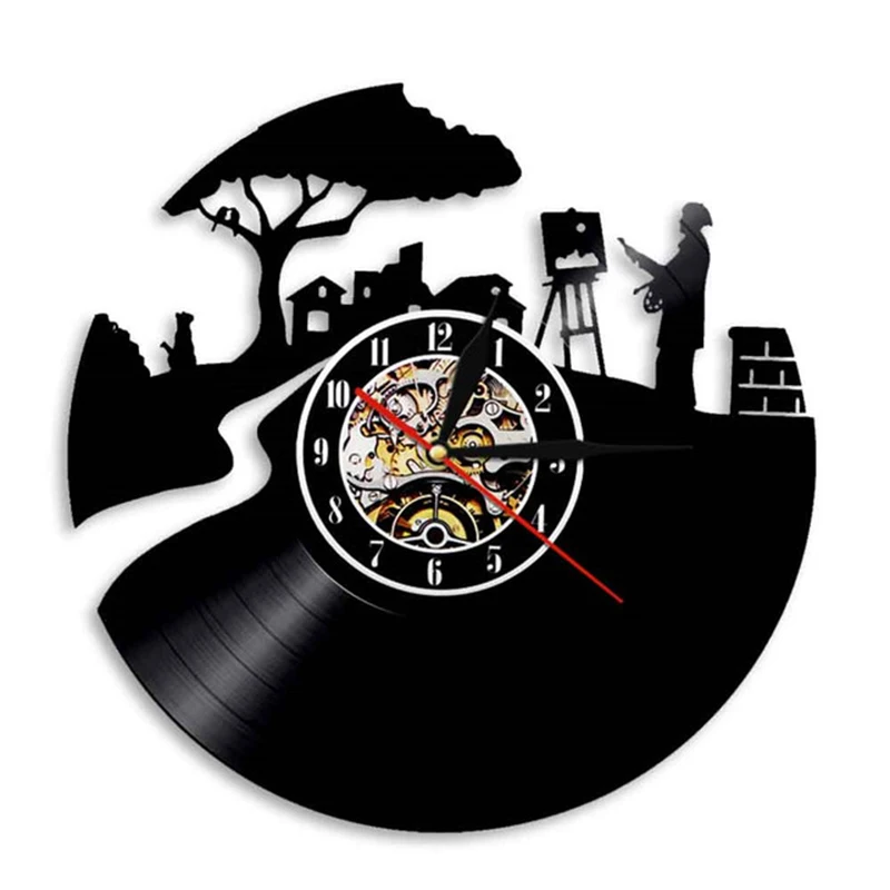 Artist Self Portrait Wall Art Vinyl Record Wall Clock Peaceful Painter Gramophone Record Clock Art Major Gift
Artist Self Portrait Wall Art Vinyl Record Wall Clock Peaceful Painter Gramophone Record Clock Art Major Gift
