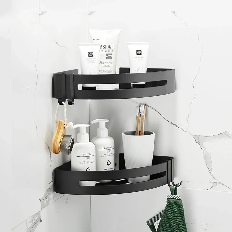1/2PC Bathroom Shelves Organizer Shower Corner Shelf Wall Mounted Aluminum Storage Rack Shampoo Shower Holder Bathroom Accessory
1/2PC Bathroom Shelves Organizer Shower Corner Shelf Wall Mounted Aluminum Storage Rack Shampoo Shower Holder Bathroom Accessory