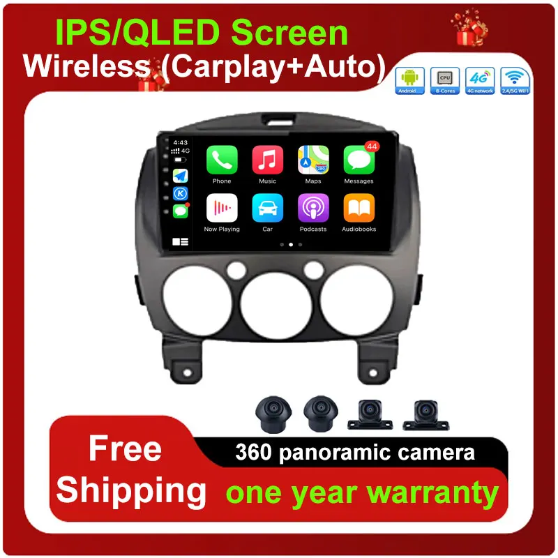 Carplay DSP Android 13 For MAZDA 2 2007-2014 Car Radio Multimedia Stereo Player WiFi GPS Navigation Video NO DVD 
Carplay DSP Android 13 For MAZDA 2 2007-2014 Car Radio Multimedia Stereo Player WiFi GPS Navigation Video NO DVD