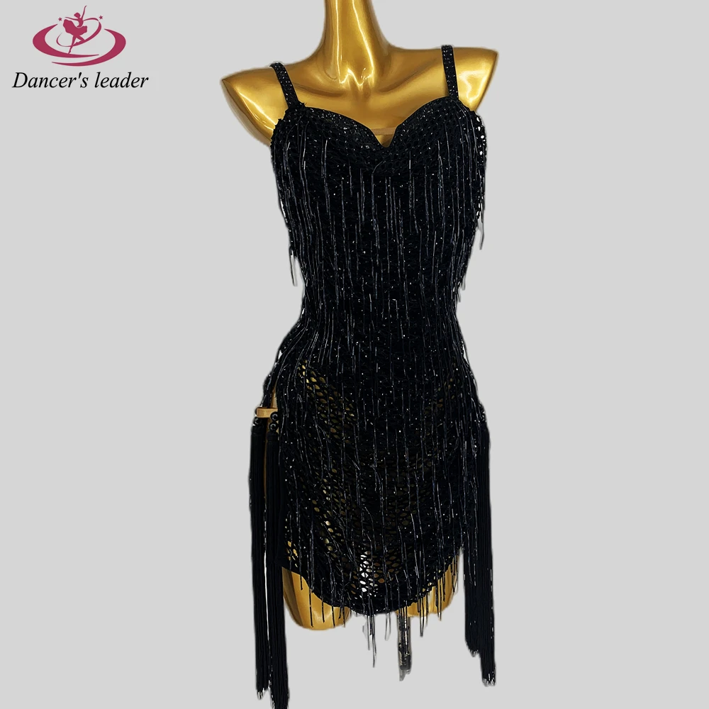 Latin Dance Dress High-end Custom Diamond Starlight Dot Mesh Breathable Cha Cha Tango Women's Stage Professional Clothing
Latin Dance Dress High-end Custom Diamond Starlight Dot Mesh Breathable Cha Cha Tango Women's Stage Professional Clothing