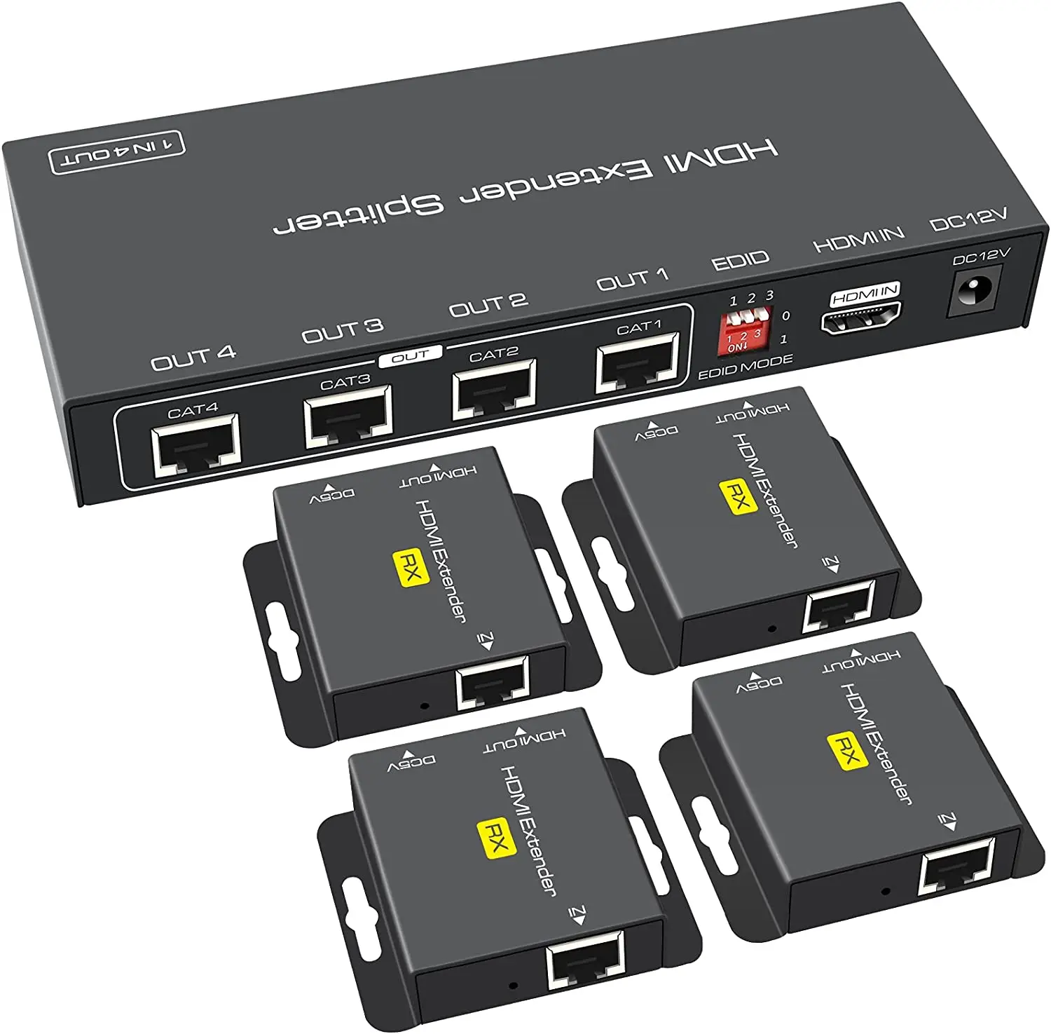 HDMI расширитель сплиттер до 6/7 футов 1 в 4 выход более Cat5e/1080 HDMI ретранслятор Ethernet передатчик приемник Поддержка P
HDMI расширитель сплиттер до 6/7 футов 1 в 4 выход более Cat5e/1080 HDMI ретранслятор Ethernet передатчик приемник Поддержка P