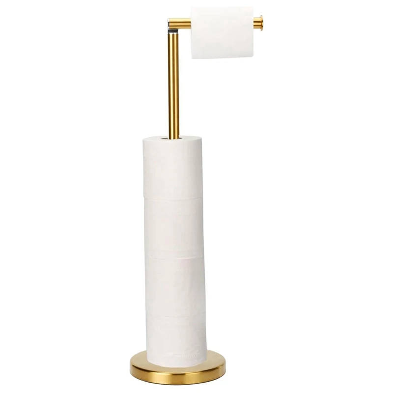 Toilet Paper Holder Stand, Large Storage Tissue Roll Holder Free Standing For Bathroom, Modern Toilet Paper Roll Holder Durable
Toilet Paper Holder Stand, Large Storage Tissue Roll Holder Free Standing For Bathroom, Modern Toilet Paper Roll Holder Durable