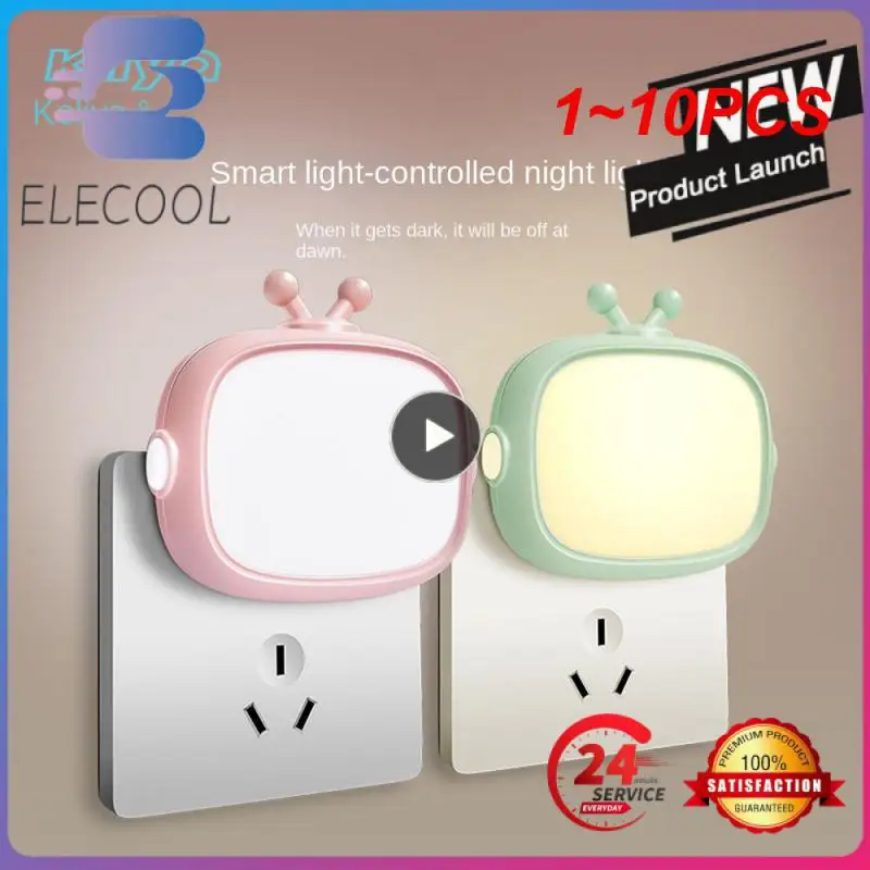 1~10PCS Bedroom Bedside Lighting Lamp Wall Plug-in Type Plug In And Use Switch Time Setting Energy-saving
1~10PCS Bedroom Bedside Lighting Lamp Wall Plug-in Type Plug In And Use Switch Time Setting Energy-saving