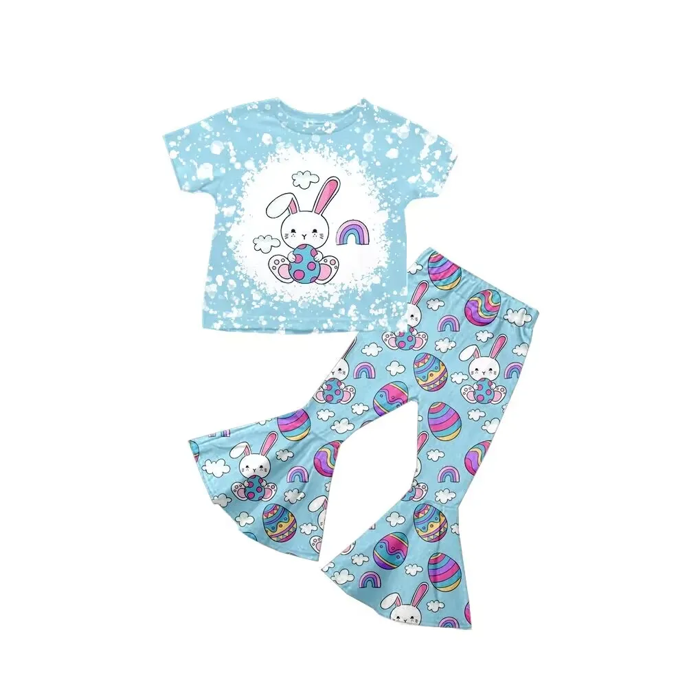 Hot Selling Fashion Suit Wholesale Easter Cute Bunny Baby Suit Boutique Girls Bell Bottom Suit
Hot Selling Fashion Suit Wholesale Easter Cute Bunny Baby Suit Boutique Girls Bell Bottom Suit