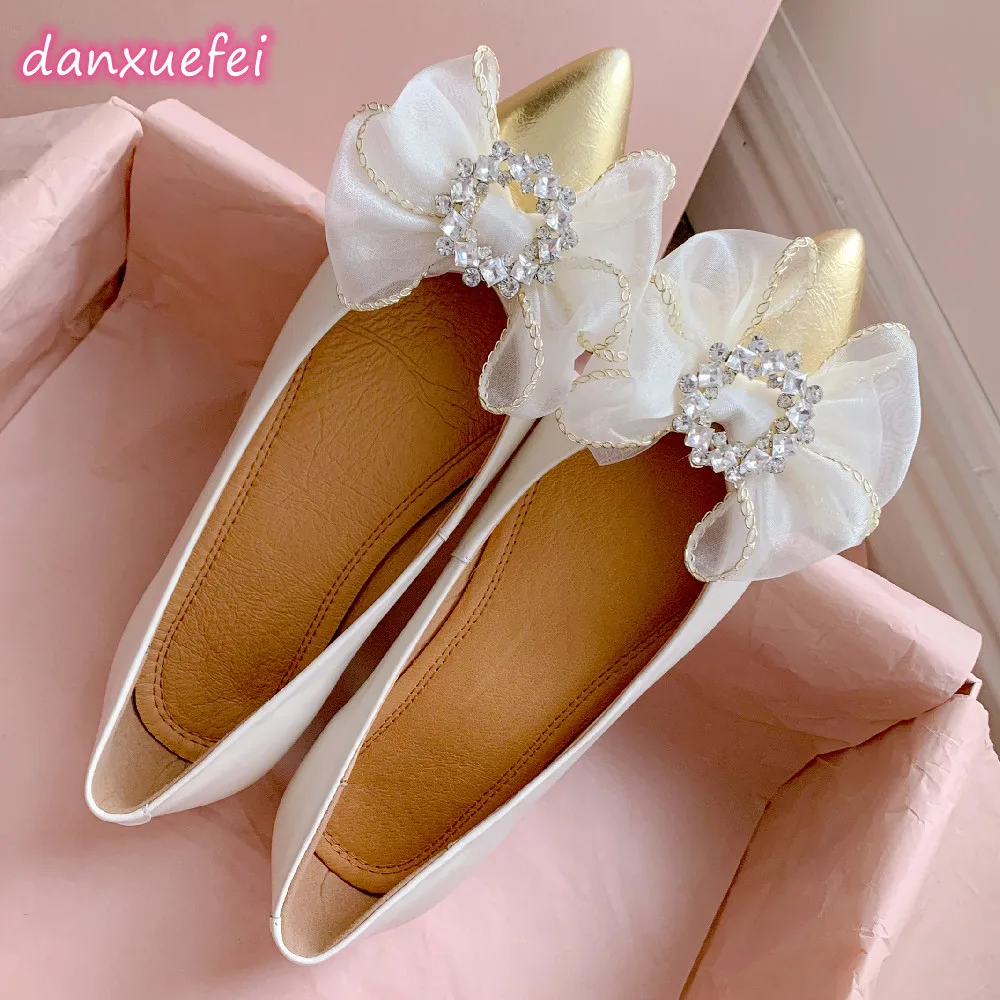 danxuefei women's genuine leather mix color patchwork pointed toe slip-on flats sweet bowtie korean style casual shoes for women
danxuefei women's genuine leather mix color patchwork pointed toe slip-on flats sweet bowtie korean style casual shoes for women