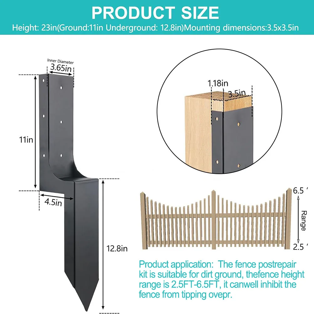 Spike Anchor Leaning Suitable For Dirt Ground Black Coating Easy Installation Ground Spike Design Applications
Spike Anchor Leaning Suitable For Dirt Ground Black Coating Easy Installation Ground Spike Design Applications