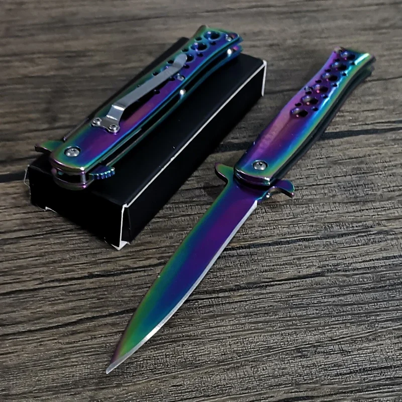 8.98'' Pocket Knife Survival Tactical Folding Knife High Hardness Outdoor Camping Military Hunting Knives Self-defense EDC Tool
8.98'' Pocket Knife Survival Tactical Folding Knife High Hardness Outdoor Camping Military Hunting Knives Self-defense EDC Tool