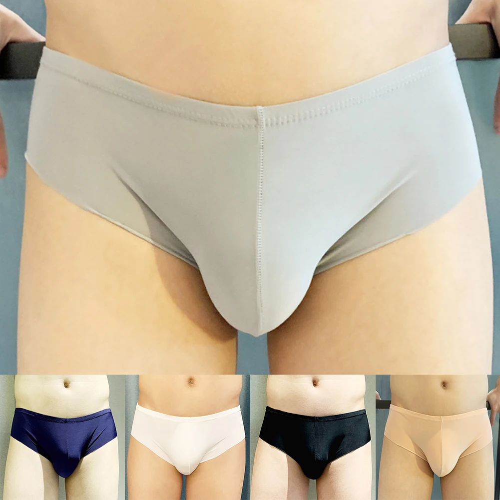 Mens Gay Ultra-Thin Ice Silk Briefs Sexy Thongs G-string Quick Drying Underwear Breathable Seamless Underpants No Traces Panties
Mens Gay Ultra-Thin Ice Silk Briefs Sexy Thongs G-string Quick Drying Underwear Breathable Seamless Underpants No Traces Panties