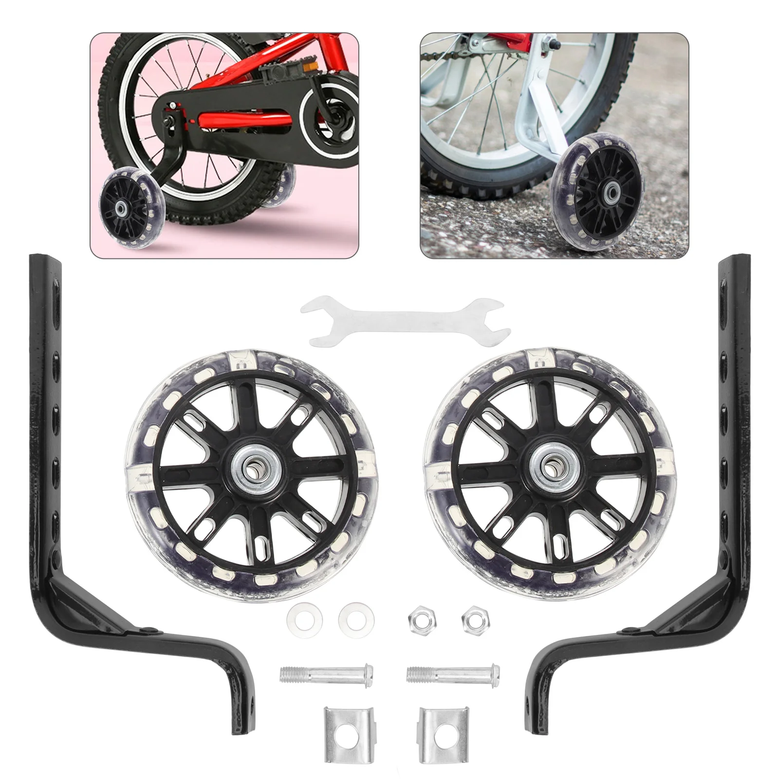 2 Pcs Bicycle Training Wheels Bike Auxiliary 20 Inch Heavy Replacements 14 Iron Children
2 Pcs Bicycle Training Wheels Bike Auxiliary 20 Inch Heavy Replacements 14 Iron Children
