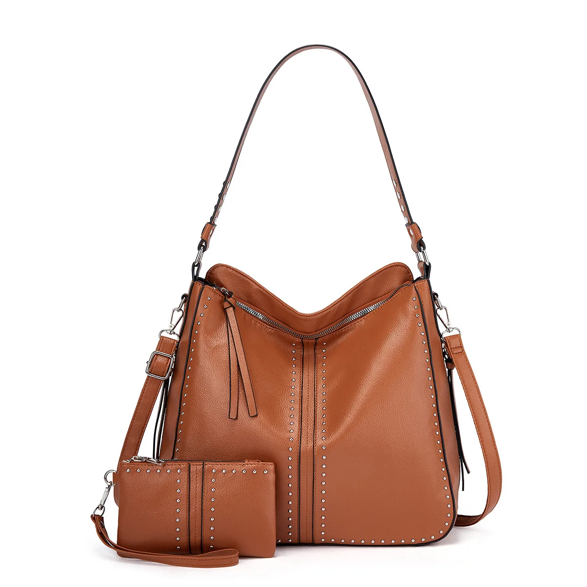 Women Shoulder Bag Hand Pu Leather Handbags Women's Fashion New Trend One Shoulder Tote Bag Mother Messenger Large Capacity
Women Shoulder Bag Hand Pu Leather Handbags Women's Fashion New Trend One Shoulder Tote Bag Mother Messenger Large Capacity
