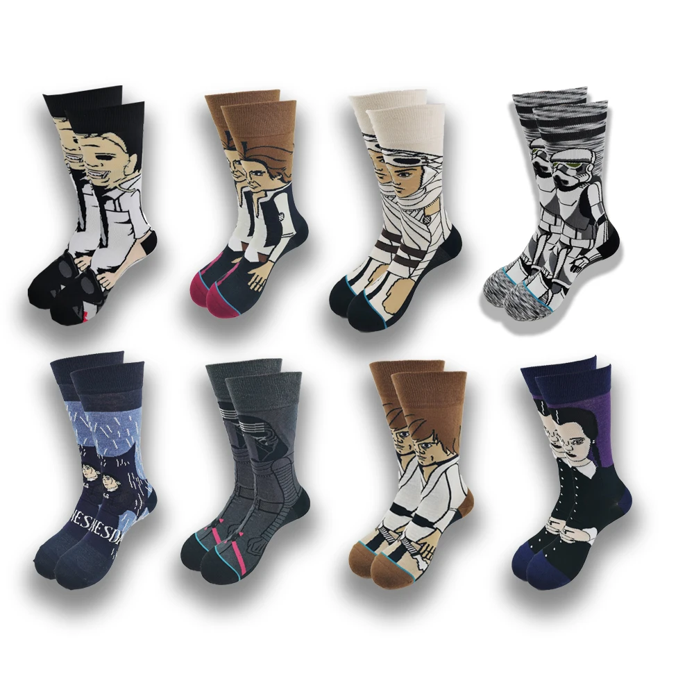 New Design High Quality Socks Funny Spring and Autumn wear Comfortable and Popular Men's Crew Socks
New Design High Quality Socks Funny Spring and Autumn wear Comfortable and Popular Men's Crew Socks