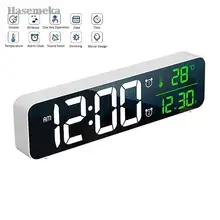 Music LED Digital Alarm Clock Watch Table Clock Digital Temperature Date Display Desktop Mirror Clocks Snooze Home Table Decor
Music LED Digital Alarm Clock Watch Table Clock Digital Temperature Date Display Desktop Mirror Clocks Snooze Home Table Decor