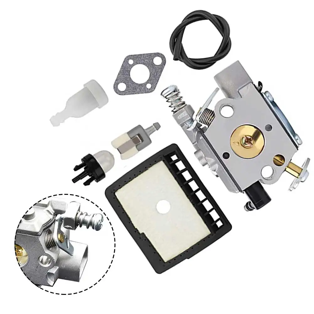 Complete Replacement Carburetor Kit for Echo Chainsaws CS300 CS301 CS305 CS340 CS341 CS345 Enhanced Engine Performance
Complete Replacement Carburetor Kit for Echo Chainsaws CS300 CS301 CS305 CS340 CS341 CS345 Enhanced Engine Performance