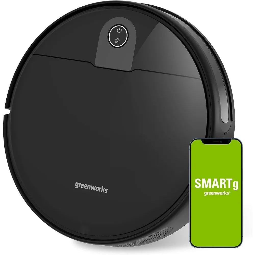Greenworks Robotic Vacuum, Self-Charging, Wi-Fi Connectivity, 2200Pa Extreme Suction Power, Perfect for Pet Hair, Hard Floors
Greenworks Robotic Vacuum, Self-Charging, Wi-Fi Connectivity, 2200Pa Extreme Suction Power, Perfect for Pet Hair, Hard Floors
