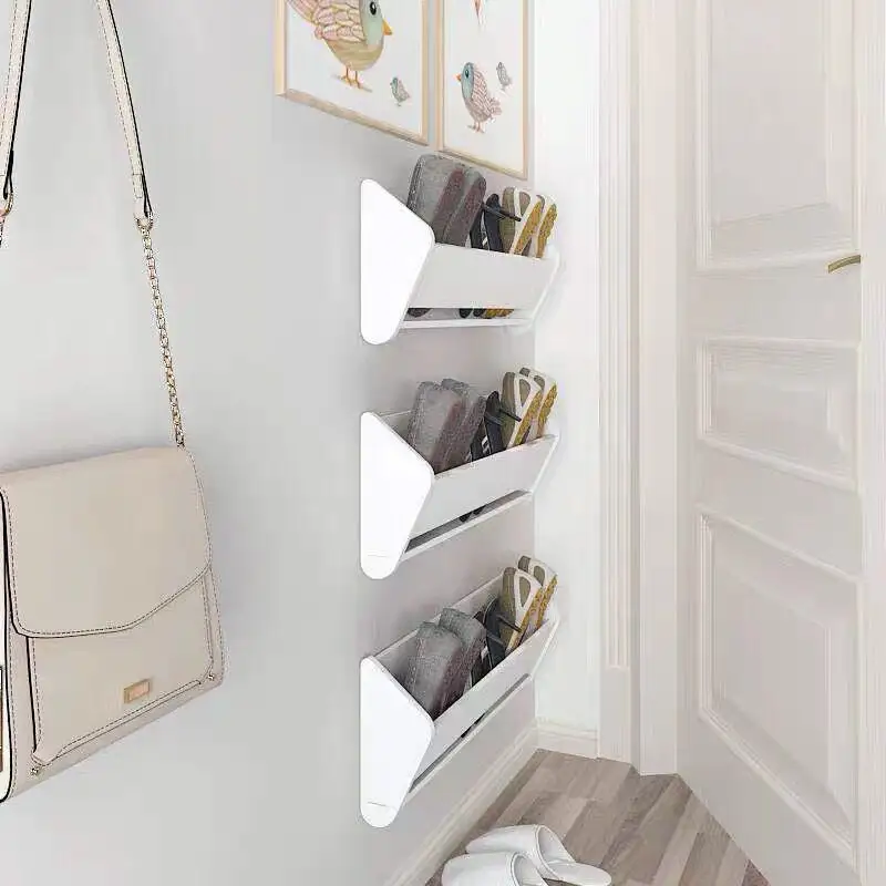 Ultrathin Shoe Rack Behind The Door Simple Dormitory Narrow Shoe Cabinet Home Space-Saving Shelf Sticker Wall Hanging Free Punch
Ultrathin Shoe Rack Behind The Door Simple Dormitory Narrow Shoe Cabinet Home Space-Saving Shelf Sticker Wall Hanging Free Punch