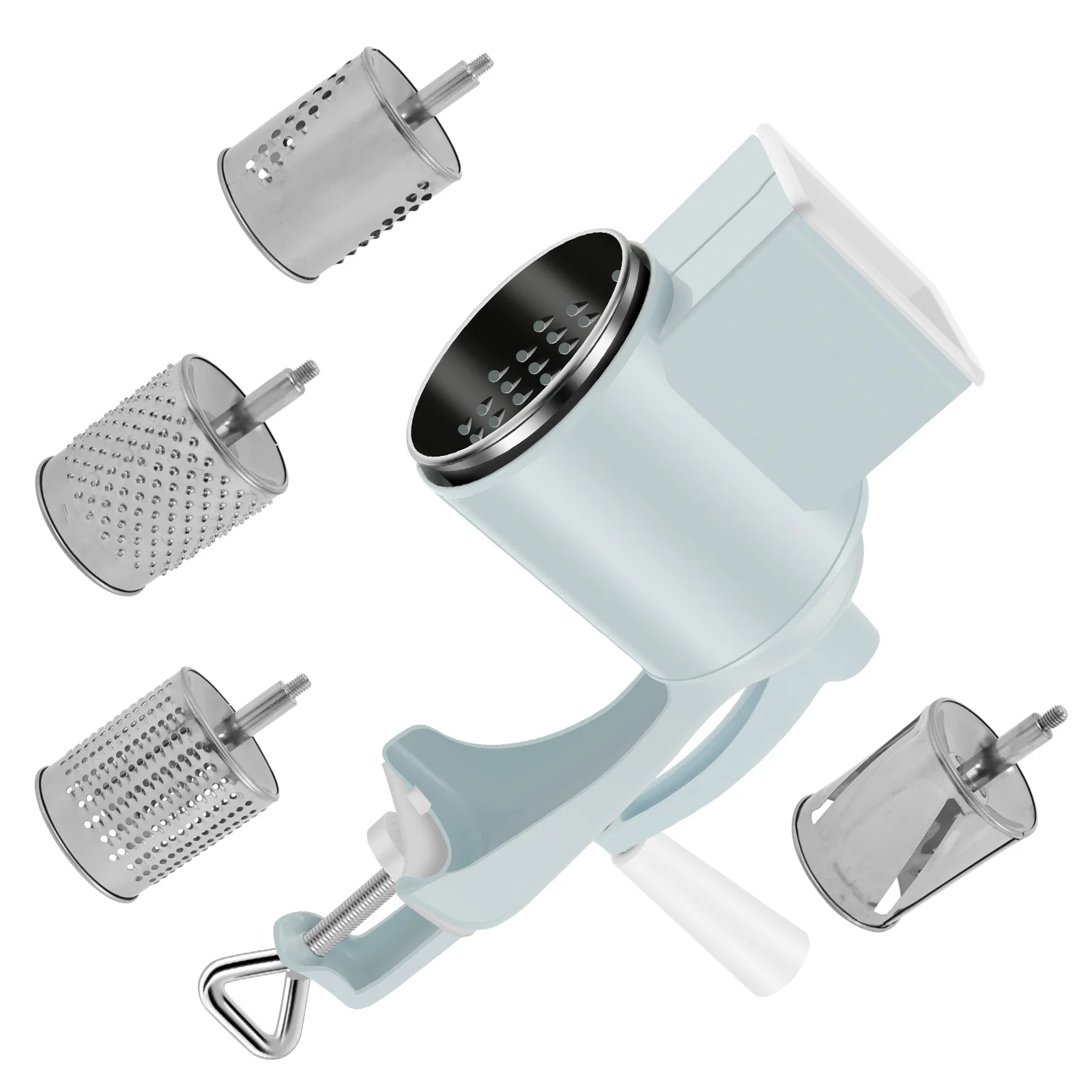 Hand Crank Grain Grinder Rustproof Manual Food Mill with 5 Replaceable Blades Multifunctional Hand Grain Grinder Mill Reusable
Hand Crank Grain Grinder Rustproof Manual Food Mill with 5 Replaceable Blades Multifunctional Hand Grain Grinder Mill Reusable