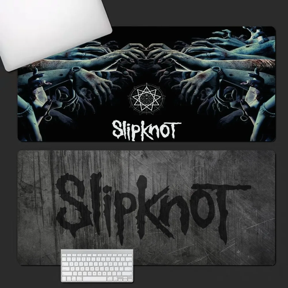 

Band S-Slipknot Rock Mousepad Custom Skin Desktop Desk Mat Kawaii Gaming Accessories Students Writing Pad for PC Computer Table