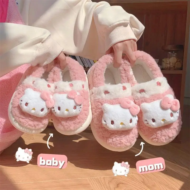 Sanrio Hellokitty Kid`s Slippers Cinnamoroll Kuromi Non-Slip Full Pack with Cotton Plush Warm Month Shoes Winter Family Slippers
Sanrio Hellokitty Kid`s Slippers Cinnamoroll Kuromi Non-Slip Full Pack with Cotton Plush Warm Month Shoes Winter Family Slippers