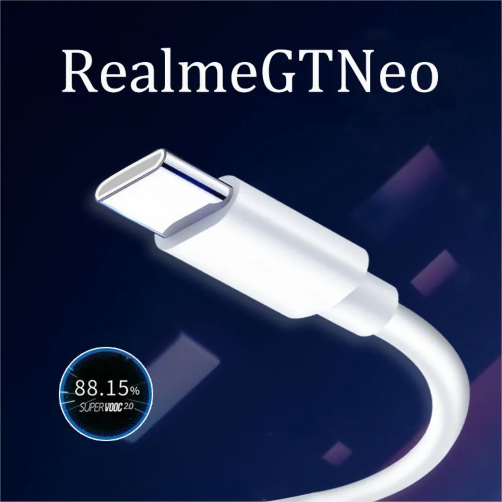 YOCPONO Compatible OPPO Realme GTNeo Data Cable 65W VOOC Fast Charging Cable Type-C USB-C Cable
YOCPONO Compatible OPPO Realme GTNeo Data Cable 65W VOOC Fast Charging Cable Type-C USB-C Cable