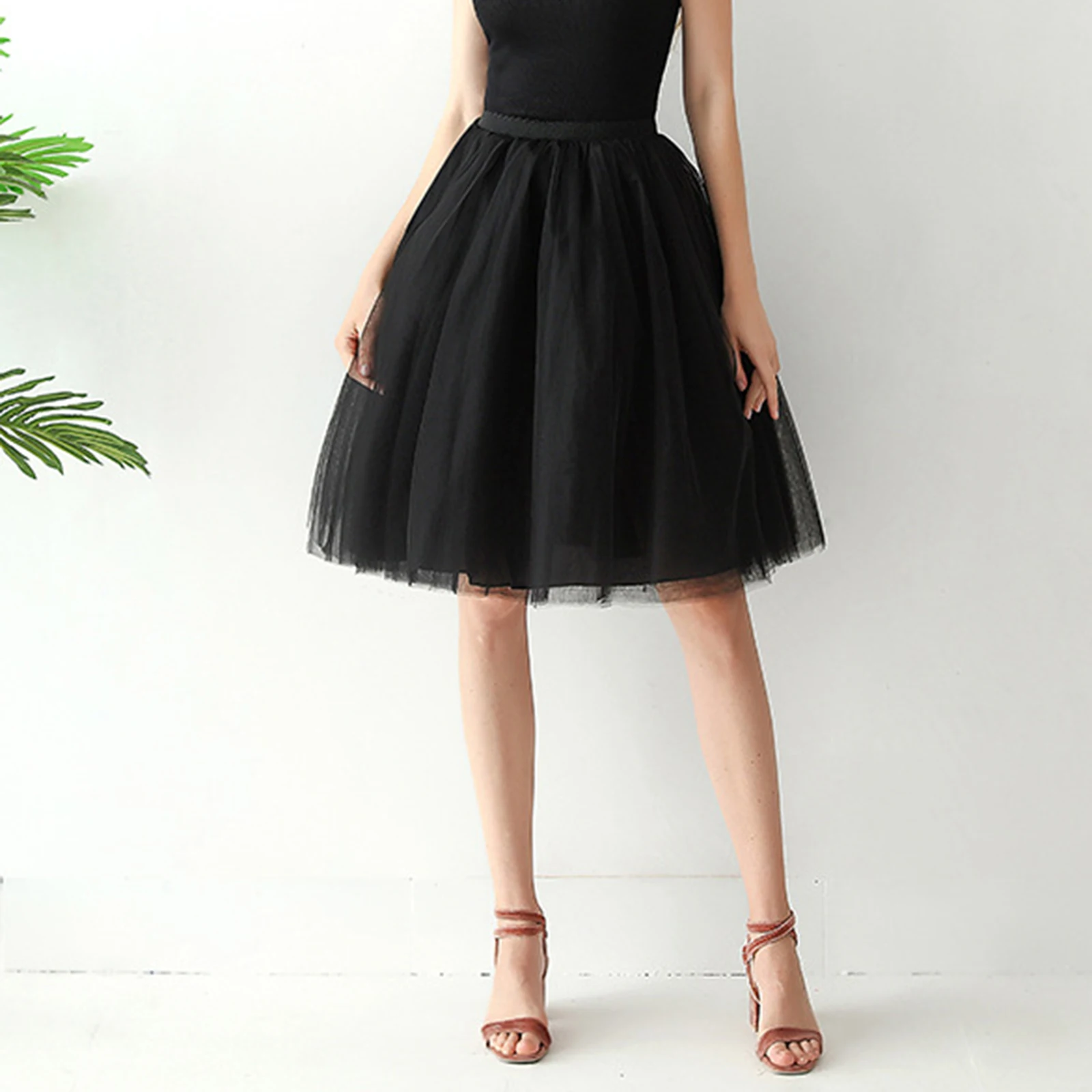 Women's Large Size Costume Tulle Tutu Skirt High Waisted Mesh Puffy Midi Skirt Solid Color Half Length Skirts For Women
Women's Large Size Costume Tulle Tutu Skirt High Waisted Mesh Puffy Midi Skirt Solid Color Half Length Skirts For Women