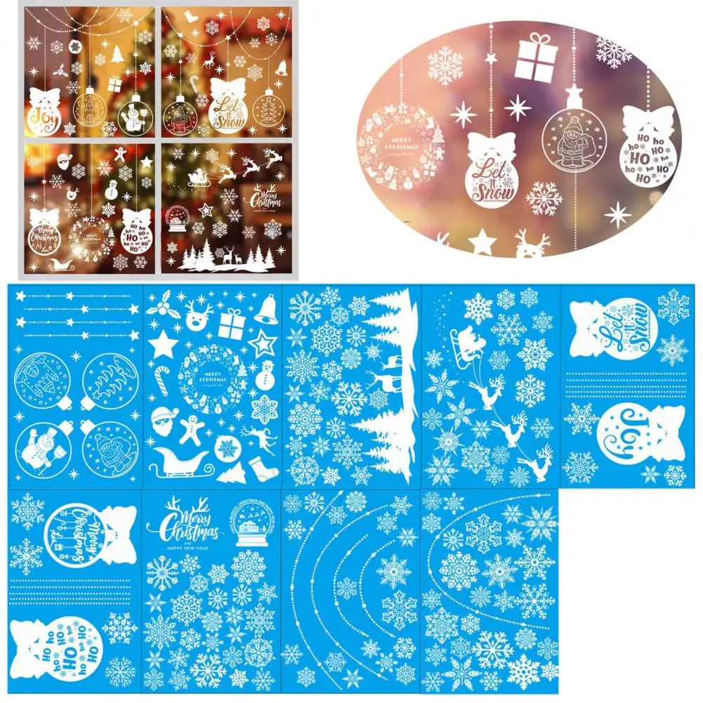 Durable Christmas Window Clings Electrostatic Window Decals Christmas Window Sticker Set Xmas Ball Snowflake Santa Reindeer
Durable Christmas Window Clings Electrostatic Window Decals Christmas Window Sticker Set Xmas Ball Snowflake Santa Reindeer