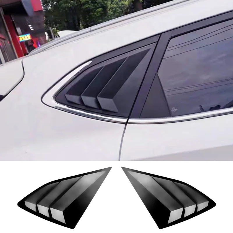 

Window Louver for Hyundai Tucson 2015 to 2020 Quarter Side Scoop Cover Vent Glossy Black Spoiler Decorative Accessories