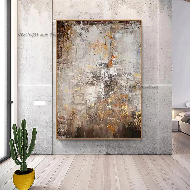 Handpainted Golden Abstract Acrylic Painting Palette Knife Gold Oil Painting On Canvas Oversize Luxury Art Home Decoration
Handpainted Golden Abstract Acrylic Painting Palette Knife Gold Oil Painting On Canvas Oversize Luxury Art Home Decoration
