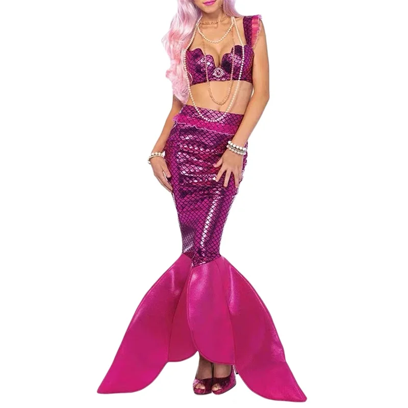 Mermaid Costume Woman For Adult Mermaid Costumes Halloween Cosplay Costumes Sexy Beach Dress Stage Carnival Party
Mermaid Costume Woman For Adult Mermaid Costumes Halloween Cosplay Costumes Sexy Beach Dress Stage Carnival Party