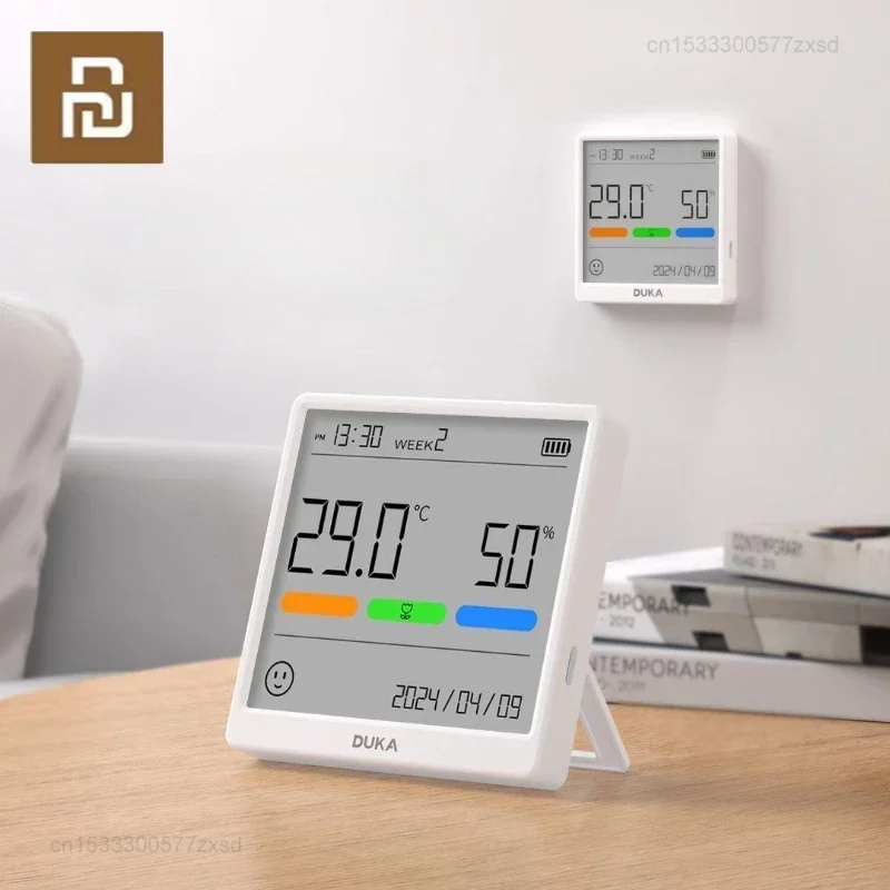 Youpin Duka THSE Temperature Humidity Meter Indoor Clock Household New High-precision Electronic Temperature Hygrometer Records
Youpin Duka THSE Temperature Humidity Meter Indoor Clock Household New High-precision Electronic Temperature Hygrometer Records