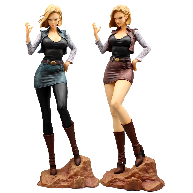 44cm Dragon Ball Z Android 18 Anime Figures Gk Lazuli Sexy Figurine Pvc Statue Model Doll Room Ornaments Collectible Toys Gifts
44cm Dragon Ball Z Android 18 Anime Figures Gk Lazuli Sexy Figurine Pvc Statue Model Doll Room Ornaments Collectible Toys Gifts