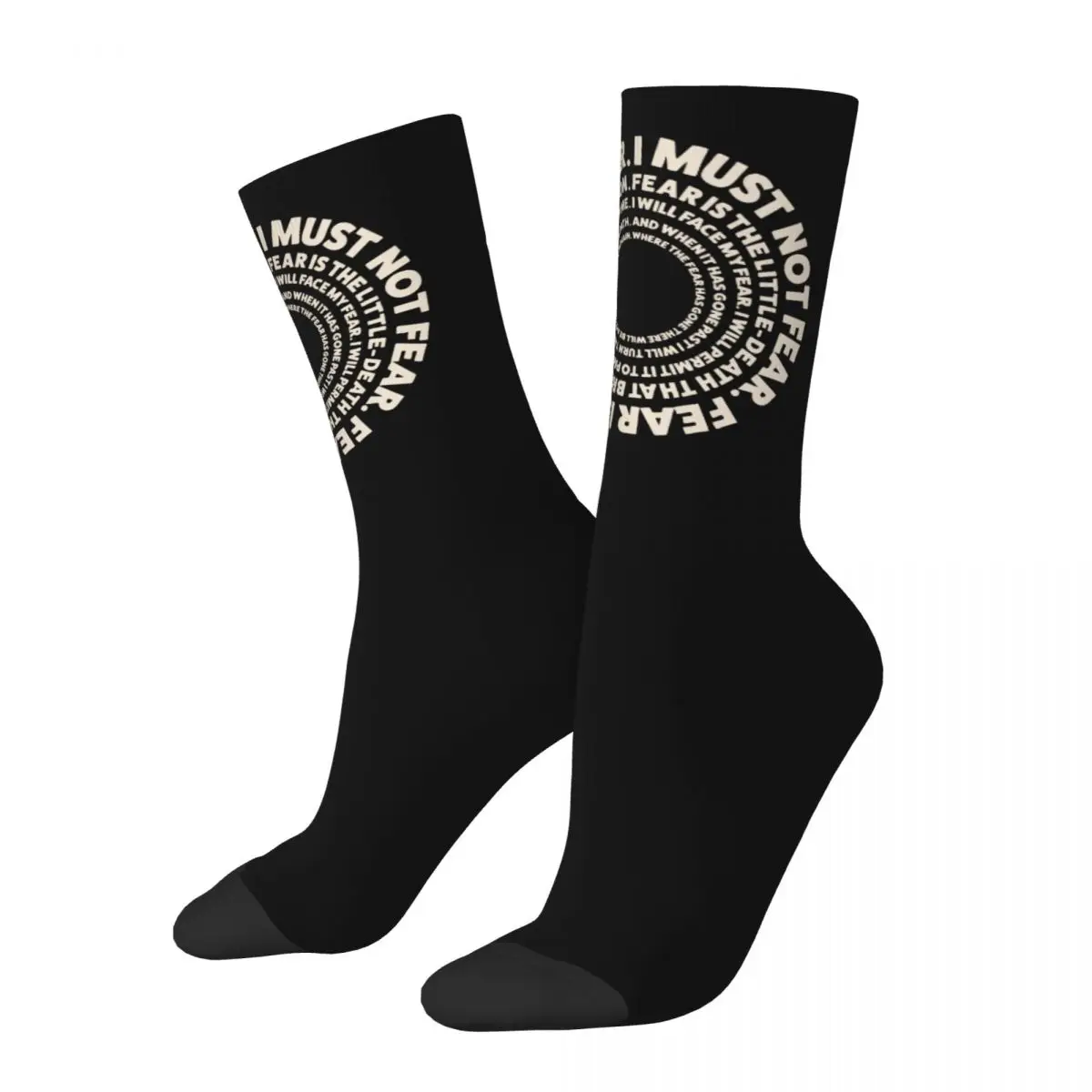 New Men's Socks Harajuku Dune Litany Against Fear Design Sock Polyester Movie High Quality Women Socks Summer Autumn Winter
New Men's Socks Harajuku Dune Litany Against Fear Design Sock Polyester Movie High Quality Women Socks Summer Autumn Winter