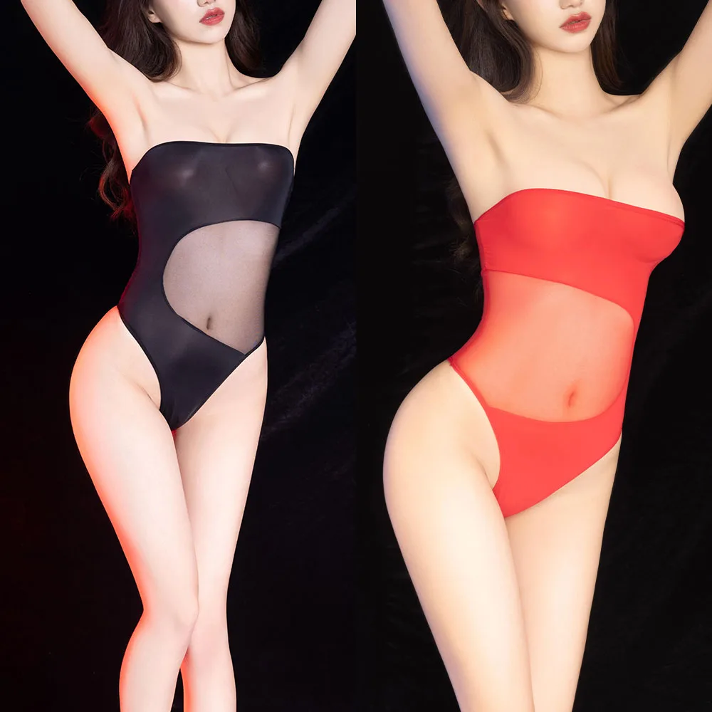 Sexy Women's Sheer Mesh Bodysuit See Through Sexy Women Rompers Strapless Jumpsuits Slim Lingerie Ladies Nightwear Free Size
Sexy Women's Sheer Mesh Bodysuit See Through Sexy Women Rompers Strapless Jumpsuits Slim Lingerie Ladies Nightwear Free Size