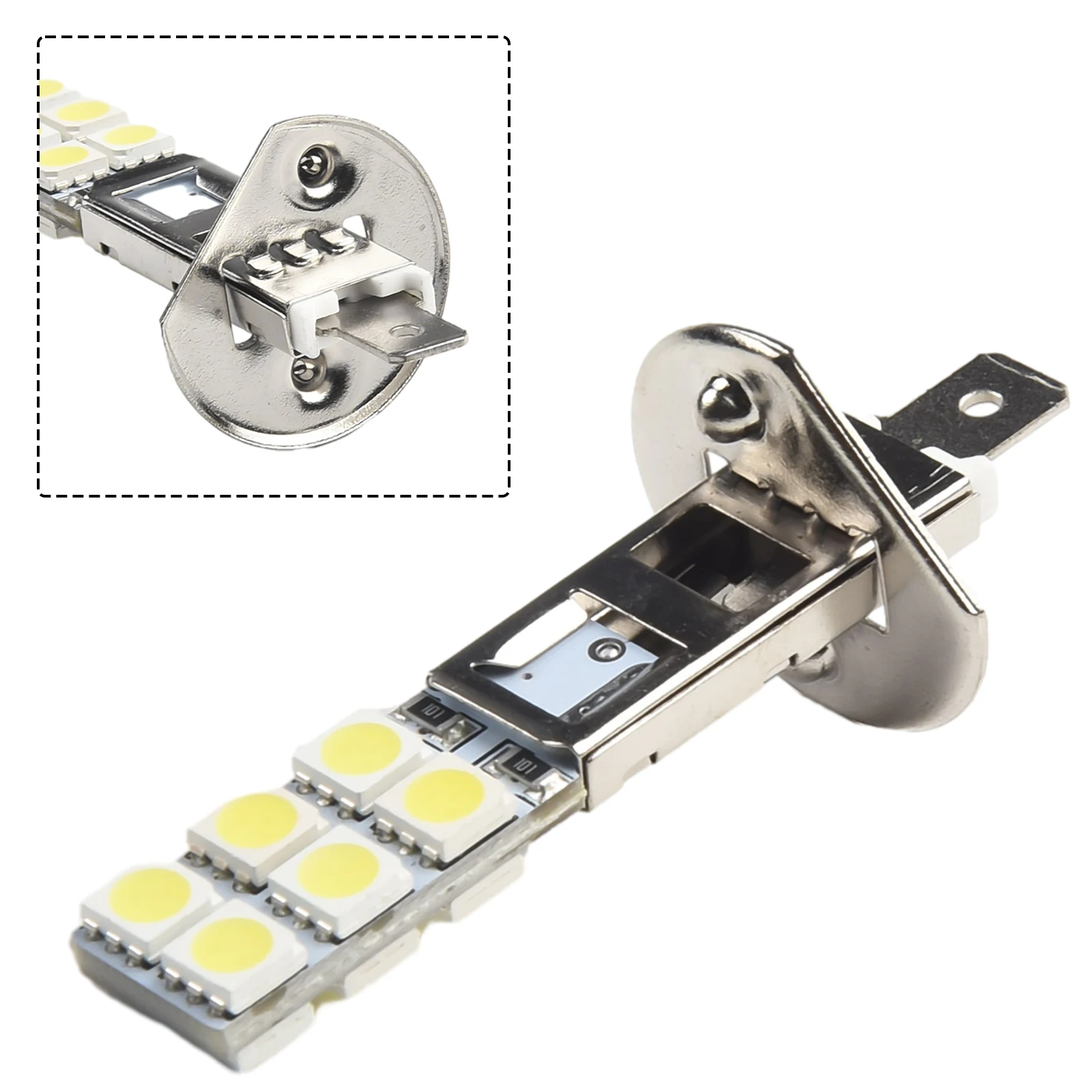 Accessories Fog Driving Light Useful 1800LM 360° 4x 5050 6000K Super White DC12V-24V H1 Kit LED Headlight Bulbs
Accessories Fog Driving Light Useful 1800LM 360° 4x 5050 6000K Super White DC12V-24V H1 Kit LED Headlight Bulbs