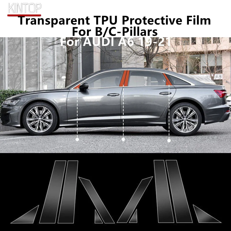 For AUDI A6 19-21 B/C-Pillars Transparent TPU Protective Film Anti-scratch Repair Film Accessories Refit
For AUDI A6 19-21 B/C-Pillars Transparent TPU Protective Film Anti-scratch Repair Film Accessories Refit